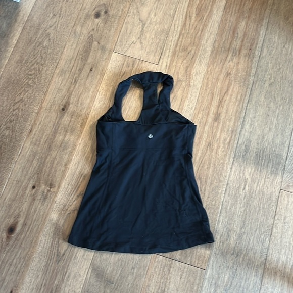 LULULEMON black full length racerback tank, size 6 - Picture 2 of 5